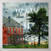 Uitweg naar het kleine plein poster (Voorkant)