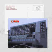 Uitwendig Kyoto-station Briefkaart (Voorkant / Achterkant)