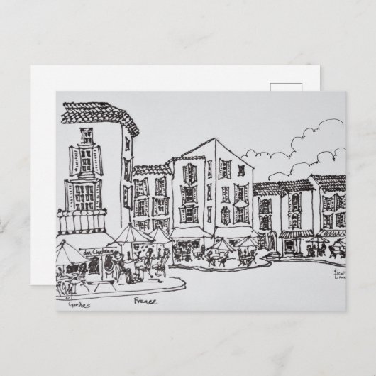 Uitwendige mijnbouw | Gordes, Zuid-Frankrijk Briefkaart (Voorkant / Achterkant)