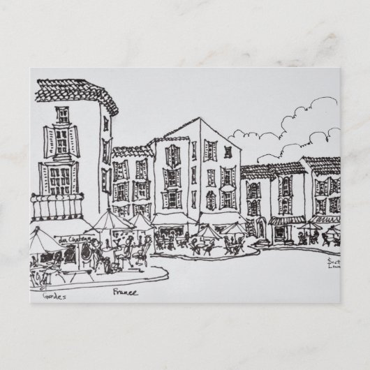 Uitwendige mijnbouw | Gordes, Zuid-Frankrijk Briefkaart (Voorkant)