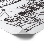 Uitwendige mijnbouw | Gordes, Zuid-Frankrijk Poster (Hoek)