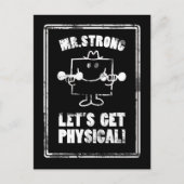 Uitwerken met de heer Strong Briefkaart (Voorkant)