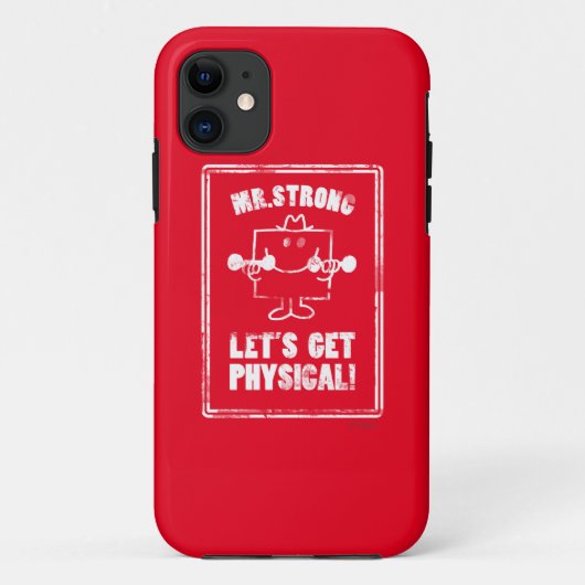 Uitwerken met de heer Strong Case-Mate iPhone Case (Achterkant)