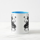 Uitwerking van  leeuwen met wervelkolommen mok (Midden)