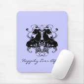 Uitwerking van leeuwen met wervelkolommen muismat (Met muis)