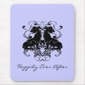 Uitwerking van leeuwen met wervelkolommen muismat (Voorkant)