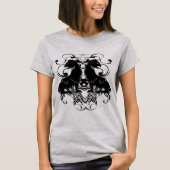 Uitwerking van  leeuwen met wervelkolommen t-shirt (Voorkant)