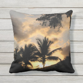 uitwerpkussen met palmbomen buitenkussen