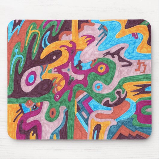 uitwerpselen muismat (Voorkant)