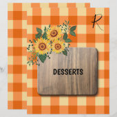 Uitwisselaar voor het recept van de soedanese tuin (Voorkant / Achterkant)