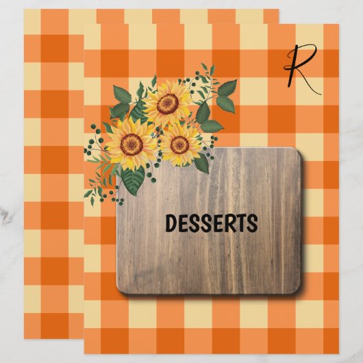 Uitwisselaar voor het recept van de soedanese tuin (Voorkant / Achterkant)