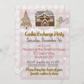 Uitwisseling van gemberkoekhuisjes kaart (Voorkant / Achterkant)