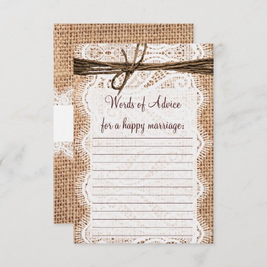 Uitwisselingsadvieskaarten voor gebrande landschap advieskaart (Voorkant / Achterkant)