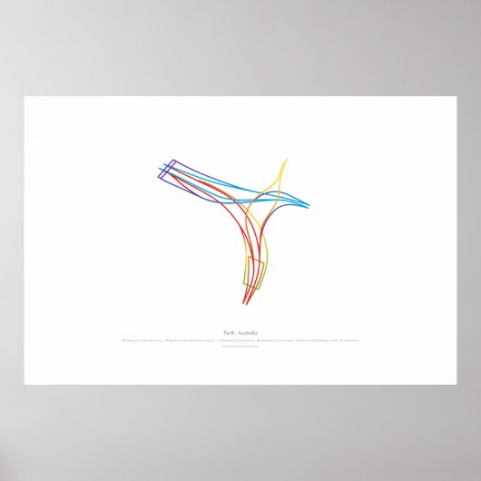 Uitwisselingschoreografie: Perth, Australië 1 v2 Poster (Voorkant)