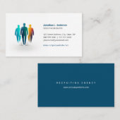 Uitzendbureau Hoofd jaagrecruiter Visitekaartje (Voorkant / Achterkant)