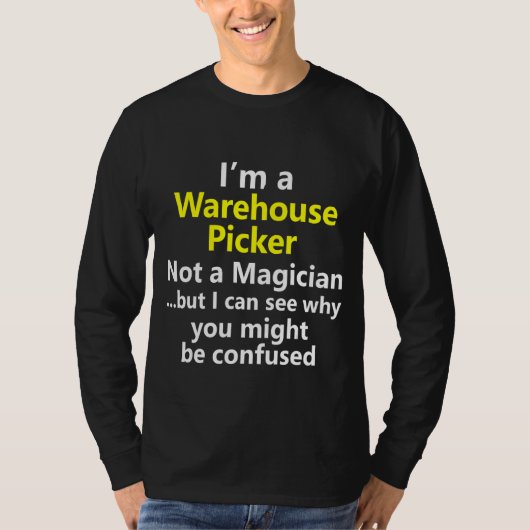 Uitzendhuis Picker Associate Worker Job Caree T-shirt (Voorkant)