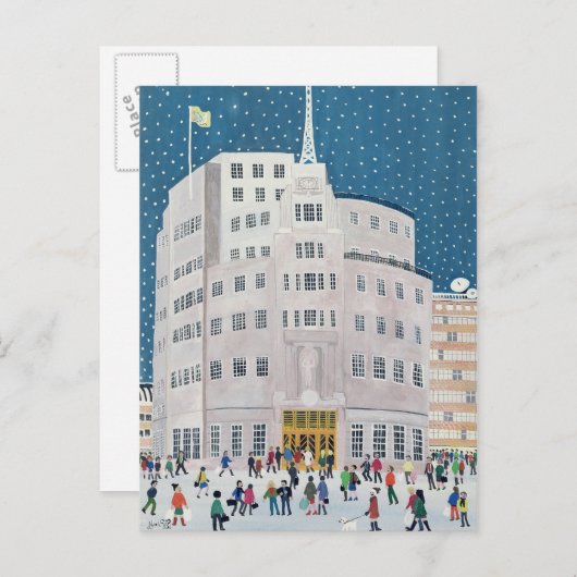 Uitzendhuis van BBC Briefkaart (Voorkant / Achterkant)