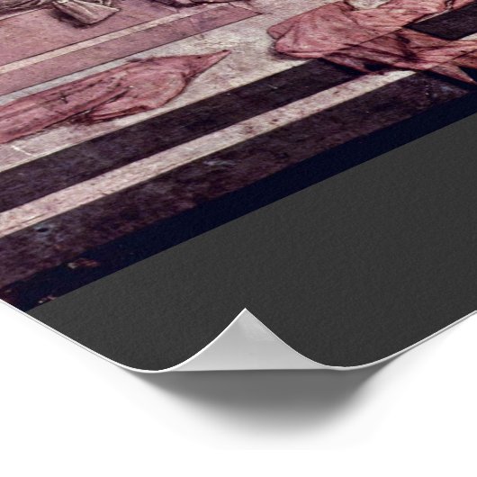 Uitzending door de Sandro Botticelli (beste kwalit Poster (Hoek)