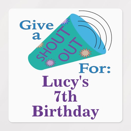  uitzending labels (Design 2)