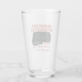 Uitzending onderbroken - Signal Lost Glitchcore T- Glas (Achterkant)