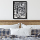 Uitzending van Felicity Canvas Afdruk (Insitu (Slaapkamer))