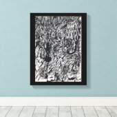 Uitzending van Felicity Canvas Afdruk (Insitu (Houten vloer))