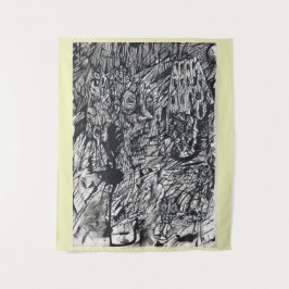 Uitzending van Felicity, inkttekening Wandkleed