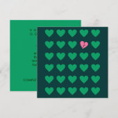 uitzending van liefde kaart (Voorkant / Achterkant)