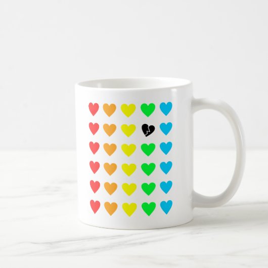 uitzending van liefde koffiemok (Rechts)