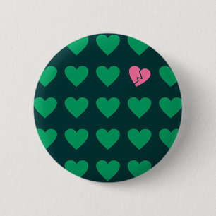 uitzending van liefde ronde button 5,7 cm