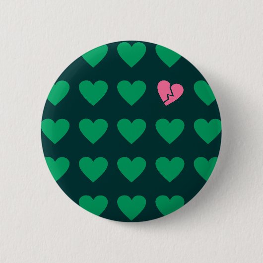 uitzending van liefde ronde button 5,7 cm (Voorkant)