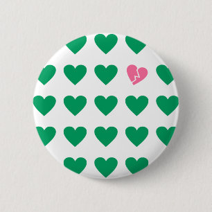 uitzending van liefde ronde button 5,7 cm