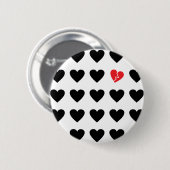 uitzending van liefde ronde button 5,7 cm (Voorkant /achterkant)