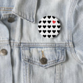 uitzending van liefde ronde button 5,7 cm (In situ)