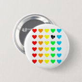 uitzending van liefde ronde button 5,7 cm (Voorkant /achterkant)