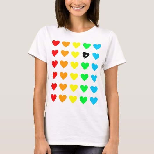 uitzending van liefde t-shirt (Voorkant)