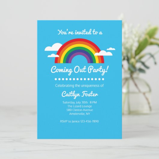 Uitzendingsuitnodiging Kaart (Staand voorkant)