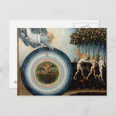 Uitzetting uit het paradijs briefkaart (Voorkant / Achterkant)