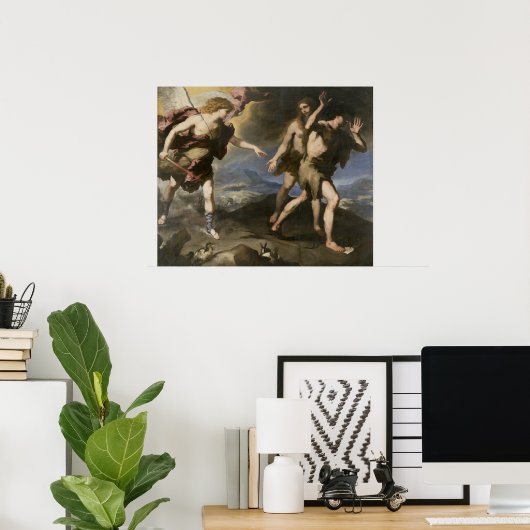 Uitzetting uit het paradijs poster (Thuiskantoor)