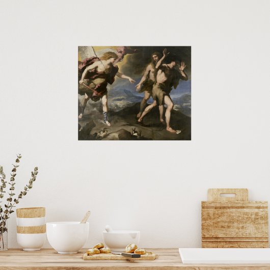 Uitzetting uit het paradijs poster (Keuken)