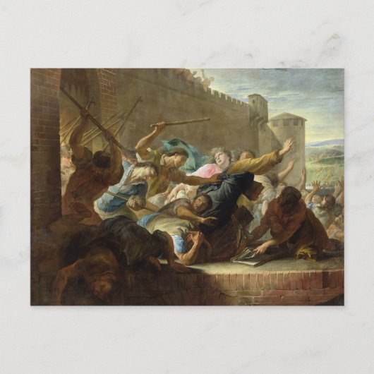 Uitzetting van de Huguenots Briefkaart (Voorkant)