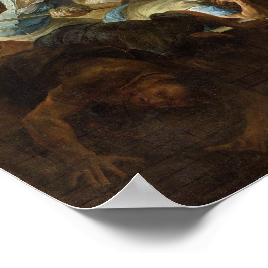 Uitzetting van de Huguenots Poster (Hoek)