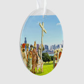 Uitzetting van het Heilige Kruis Ornament (voorkant)