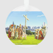 Uitzetting van het Heilige Kruis Ornament (achterkant)