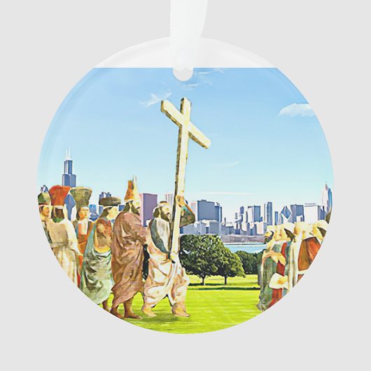 Uitzetting van het Heilige Kruis Ornament (voorkant)