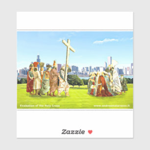 Uitzetting van het Heilige Kruis Sticker