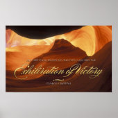 Uitzetting van het victorie Motivatie Poster (Voorkant)