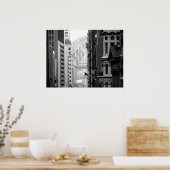 Uitzicht 1 havenbrug poster (Keuken)