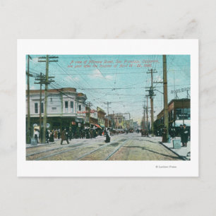 Uitzicht 1 jaar na de brand in 1906 briefkaart