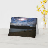 Uitzicht 2 van de Melkweg Kaart (Gele Bloem)